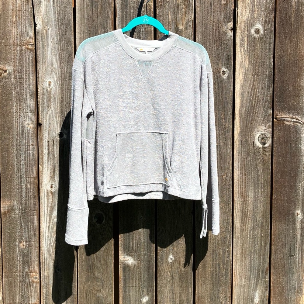 C&C California Mesh Insert Cropped Pullover size medium
